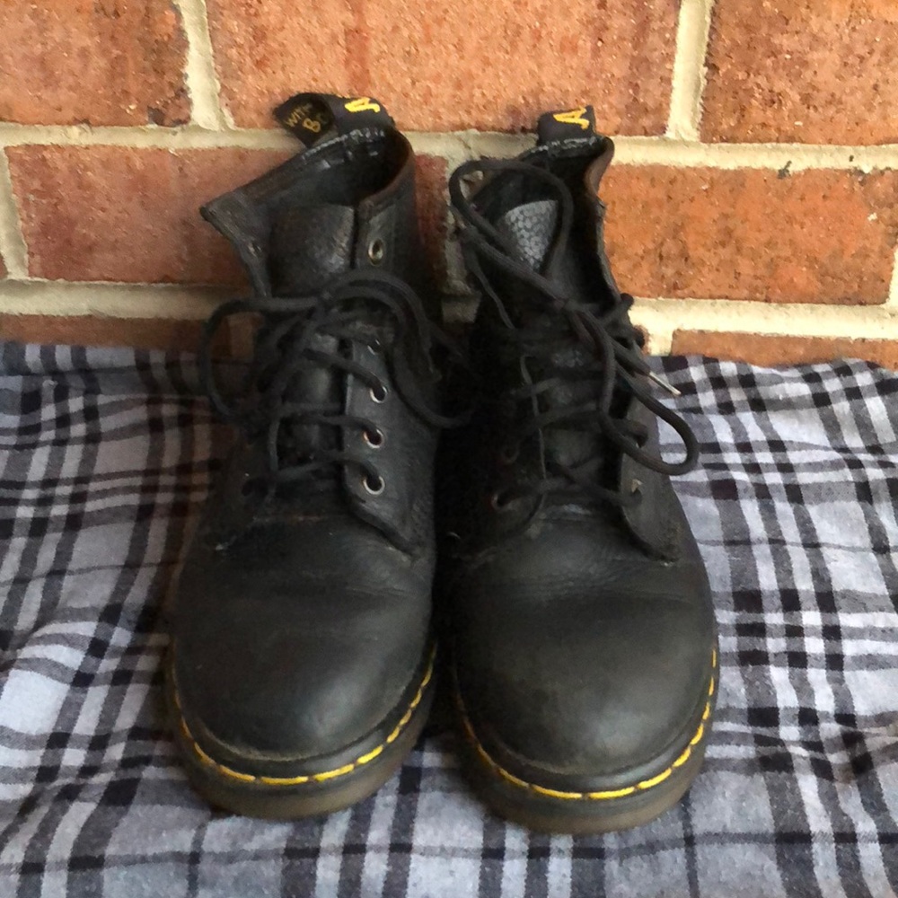 Dr. Martens Black Boots! Vintage, Made in England!